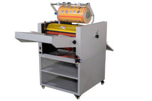 MSFM520A <span class=keywords><strong>Machine</strong></span> à plastifier à rouleau hydraulique Plc simple/double face avec température réglable - Product Image 2