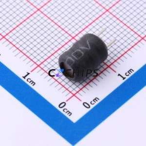 Inductor de Anillo de Color CKPK0608-680uH/K-U3.3 / Inductor de Montaje Superficial (THT), D8xL11mm 680uH 10% 250mA 2.2Ohm - Product Image 2