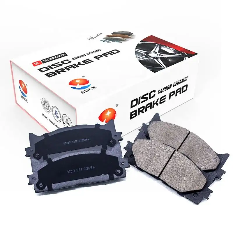 SDCX OEM ODM D1051-7955 / GDB3279 / 04466-42010 / D2188M Desain Kotak Disc Brake Pads untuk TOYOTA RAV 4 I / RAV 4 II / CHERY TIGG