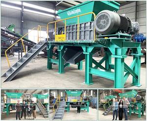 Malaysia Heavy Duty Double Shaft Poly Drum Steel Wire Aluminium <strong>Metal</strong> Crusher Waste Scrap <strong>Metal</strong> <strong>Shredder</strong> <strong>Machine</strong> Price - Product Image 6