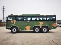 Nouveau Ricalt 6X6 AWD 8m Bus de luxe diesel manuel avec moteur Cummins, 10 à 19 places, pour les champs pétrolifères, l'exploitation minière, Euro 3-5