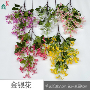 Fleurs artificielles en soie à longues tiges pour décorations de mariage, aménagement de boutiques et aménagement paysager - Product Image 5
