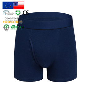 Slip e Boxer da Uomo Certificati GOTS, Tinta Unita, Morbidi, con Elastico Nascosto, per Uso Quotidiano - Product Image 2