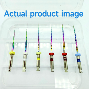 Limas Rotatorias Dentales de Aleación de Níquel-Titanio Eléctricas Ultrafinas en Forma de S de Color Arcoíris con Gran Flexibilidad para <span class=keywords><strong>Limpieza</strong></span> de Conductos Radiculares - Product Image 4