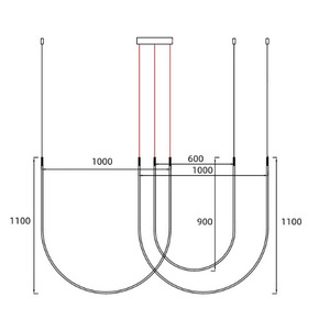 Lámpara de Techo LED de Estilo Nórdico Minimalista, de Altura Ajustable, Tamaño Mediano, para Sala de Estar, Escalera y Comedor, Uso Doméstico - Product Image 2
