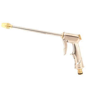 Pistola de Agua de Alta Presión con Mango Extendido, Cabezal de Cobre Puro, Cuerpo de Aleación de Aluminio Electrochapado, para Lavado de Autos y Jardín - Product Image 2