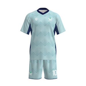 <span class=keywords><strong>Maillot</strong></span> de football personnalisé Neon Pulse Pro MYTH STAR Bleu électrique Magenta Ensemble de football Texture Chevron dynamique Haut de performance - Product Image 3