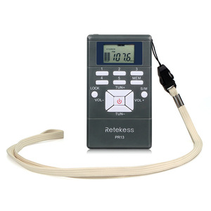 Retekess PR13 Portable FM Radio 60-108MHz Digital Display Pocket Size Battery Powered - Product Image 2