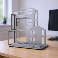 Socooler SOC-AP-360 Mid Tower PC Gamer Open Case with RTX 5080 GPU Support Side Panel Window Aluminum Alloy Dual Cooling