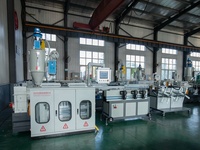 Machine pour fabrication de tuyaux de fumée en eau douce, extrudeuse de tubes ondulés de mm, ligne de fabrication de chicha, en PP PE PVC PA