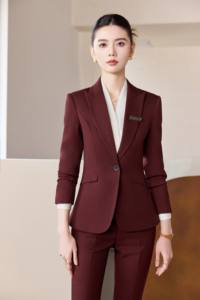 Traje de Oficina Profesional <span class=keywords><strong>para</strong></span> Gerente de Hotel, Uniforme de Negocios <span class=keywords><strong>para</strong></span> Otoño e Invierno, Ropa de Trabajo <span class=keywords><strong>para</strong></span> Recepción y Oficina - Product Image 4