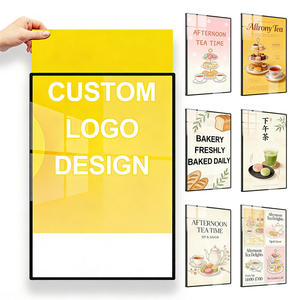 กล่องไฟโฆษณาอลูมิเนียมอัลลอยคุณภาพสูง IDEA GIFT กล่องไฟแสดงโปสเตอร์ LED ขนาดสั่งทำได้ สำหรับธุรกิจและตลาด - Product Image 1