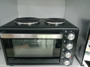 New CE Tiêu Chuẩn 30L Lò Nướng Bánh Pizza Điện Sử Dụng Nhà Với Đôi Hotplates - Product Image 6