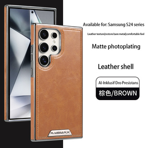 Đầy đủ Gói vỏ mềm điện thoại trường hợp da-cảm thấy cán không dây sạc kinh doanh điện thoại từ trường hợp vân tay bằng chứng - Product Image 3