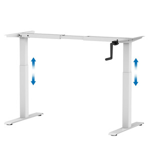 Table d'<span class=keywords><strong>ordinateur</strong></span> à manivelle ergonomique <span class=keywords><strong>Bureau</strong></span> debout <span class=keywords><strong>Bureau</strong></span> manuel réglable <span class=keywords><strong>Bureau</strong></span> debout - Product Image 4