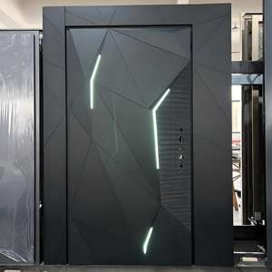 批发欧式智能锁前门其他大门钢安全前入口防弹门公寓外部 - Product Image 5