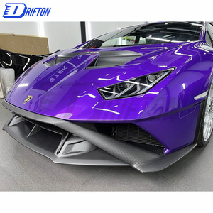 ลิ้นหน้าคาร์บอนไฟเบอร์แบบมองเห็นได้สำหรับ Lamborghini Huracan STO - Product Image 3