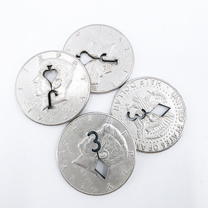 Moneda de Marca, Flaming Coin Prophecy, Accesorios de Magia con Monedas de Close-up KingMagic, Técnicas y para Espectáculos de Talento - Product Image 4