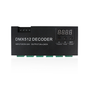 Direct Factory <strong>PWM</strong> Control 24 Channels <strong>Digital</strong> RGBW DMX512 LED Decoder DC5-24V for DMX RGBW Lighting Control <strong>Dimmers</strong> Direct - Product Image 5