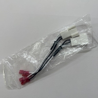 Kabel pengeras suara Tweeter mobil, kawat pelindung 4 Pin untuk Toyota 4 Runner Tacoma Camry Subaru, 1 pasang