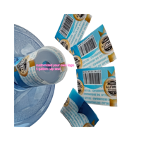 Capuchon thermoscellant en PVC de 5 gallons pour conteneur d'eau, étiquettes d'emballage haute durabilité pour conteneurs de stockage d'eau