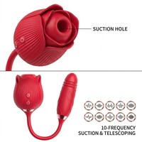 Stock US, livraison en 2-5 jours, certifié CE FCC RoHS UKCA REACH, vibrateur rose télescopique à 10 fréquences, 500 mAh, achat immédiat