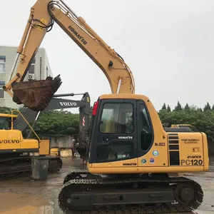 Komatsu 120-6eo excavator with earth rock loading and unloading equipment imported from Japan