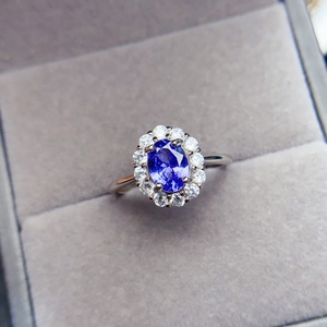 Nhẫn đá Tanzanite bán buôn bằng bạc 925 - Thiết kế tùy chỉnh cho nữ, nhà cung cấp số lượng lớn - Product Image 4