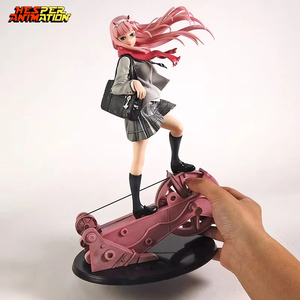 HESPER 28CM chérie dans l'uniforme Franxx 02 PVC Anime figurine jouet poupée interactive et collectionneurs - Product Image 2