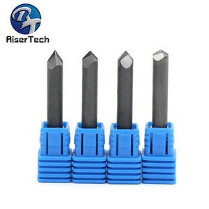 Six arrises PCD diamant granit et marbre gravure bits cn sculpture et outils de coupe - Product Image 6