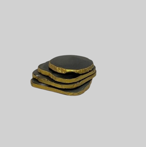 Ensemble de sous-verres élégants en résine, design moderne, luxueux et fonctionnel, collection artisanale à prix de gros - Product Image 4