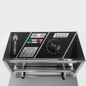 Friteuse électrique commerciale, 2x 6 litres, avec contrôle de température, appareil à friture pour Restaurant - Product Image 4