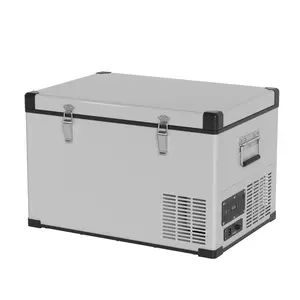 45L Car Refrigerator Mini Fridge Small Freezer 12V Compressor Portable Cooler 220V 12v Car Mini Refrigerator