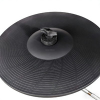 Ensemble de cymbales électriques professionnelles confortables, 12/14/16 pouces, double zone, triple zone, hi-hat, splash, crash, ride, brillant