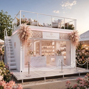 Quiosco de Venta al por Menor en Contenedor Desplegable Elegante de 20 pies, Stand de Exhibición Móvil Modular, Tienda Prefabricada en Contenedor para Marcas de Belleza y Estilo de Vida - Product Image 1