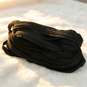 Vente en gros de fermetures éclair continues en nylon gris, rouleau de 5 mètres #   Chaîne longue robuste au mètre pour bagages et sacs à dos d'extérieur - Product Image 3