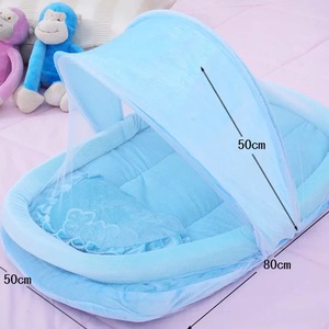 Modern Cartoon <b>Foldable</b> Baby Crib Bedding Mosquito Net Portable High-Density Soft Sponge <b>Mattress</b> - Product Image 2