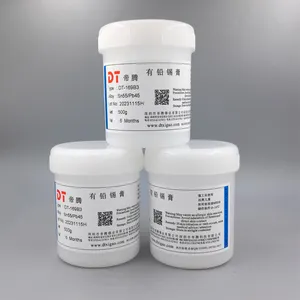 Hot Air 6337 SMT Patch Soldering Silver Braking Paste Non Washable Medium Temperature Paste Flux Used For Making Solder Paste