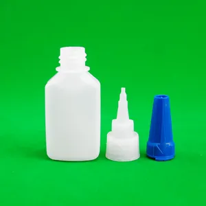 Flacone di plastica comprimibile in PE vuoto personalizzato da 20ml con tappo contagocce per colla per subimballaggio a pigmenti olio antiruggine per collirio