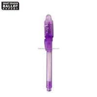 Stylo marqueur de sécurité électrique, avec lumière UV, stylo magique, détection d'encre, lumière UV
