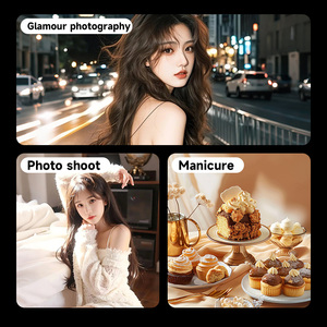 Perche à selfie sans fil magnétique <span class=keywords><strong>avec</strong></span> télécommande, zoom, stabilisation anti-tremblement et lumière d'appoint pour la prise de vue - Product Image 4