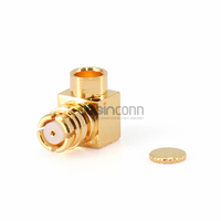 Conector SMP de Latón Chapado en Oro, Conector Hembra SMP GPO, Cable Semirrígido de Baja Pérdida, Cable RF de CC-40 GHz