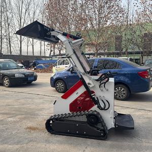 Mini Skid Steer Loader Gasoline Powered Heavy Duty Crawler Drive <b>Track</b> Front Attachment Gearbox Gear High Motor <b>Pump</b> Bearing - Product Image 6
