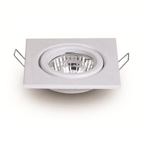 Foco de luz <span class=keywords><strong>led</strong></span> empotrado de acero, accesorio de luz de techo, redondo, Gu10, venta directa de fábrica, el mejor <span class=keywords><strong>precio</strong></span>, 2021 - Product Image 2