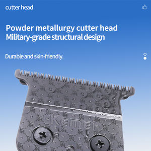 Cortadora de Pelo Kemei KM-1690 con Cuchilla de Metalurgia en Polvo y Adaptador, Batería de Litio de 1600mAh, Motor de 7000RPM y Base de Carga Inalámbrica - Product Image 3