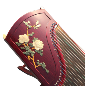 Venta directa de fabricantes Guzheng caoba <span class=keywords><strong>jade</strong></span> tallado Rosa profesional guzheng lote mixto - Product Image 1