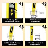 pH-mètre numérique portable haute précision pour l'eau, stylo pH-mètre de laboratoire, testeur de qualité de l'eau, testeur de piscine, best-seller