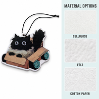 Désodorisant de voiture en papier personnalisé pour baskets, carte parfumée suspendue avec logo, impression couleur recto-verso