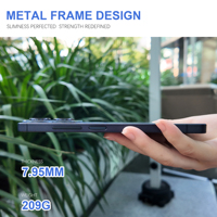 Teléfono Inteligente de 6.7" FHD+ AMOLED MTK G100 8GB+256GB 5000mAh, Versión Android 15, Teléfono Celular Inteligente 4G con NFC