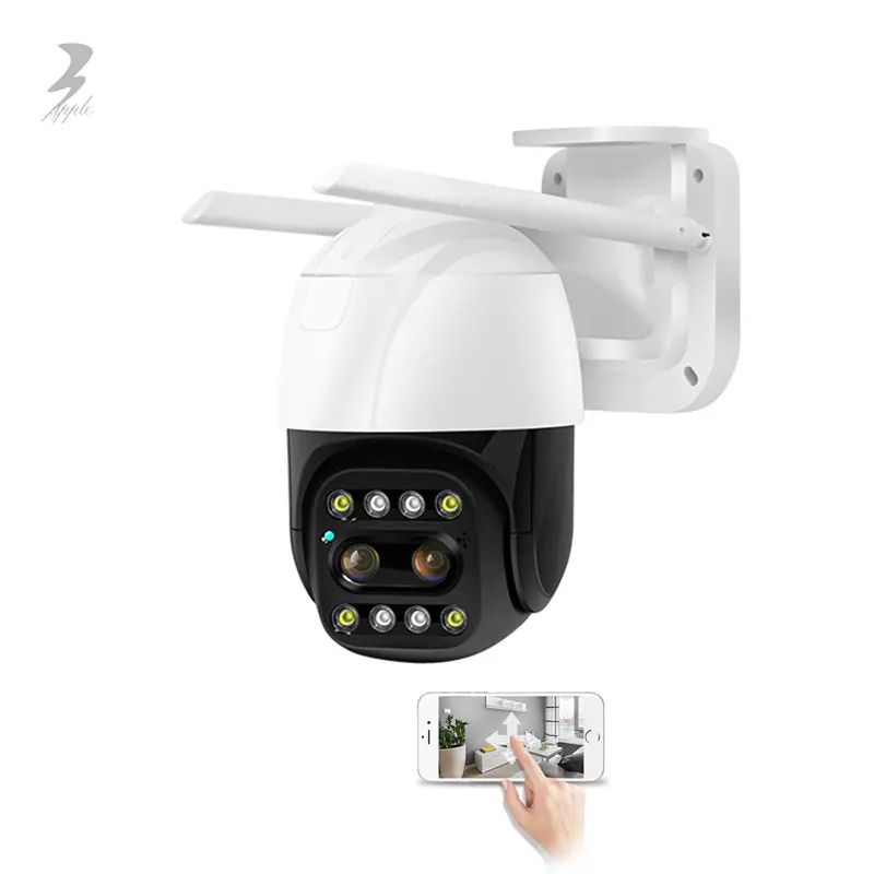High Quality Easy Install Dual Lens Video Ip 12Mp Hd Security Camera